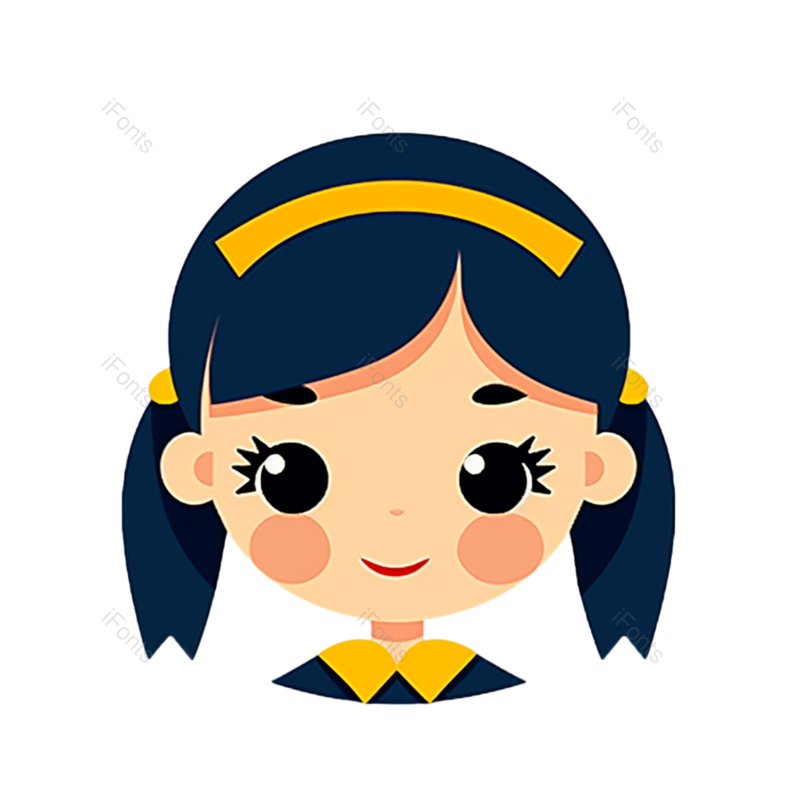 卡通图片,儿童元素,卡通人物PNG,卡通头像免抠素材